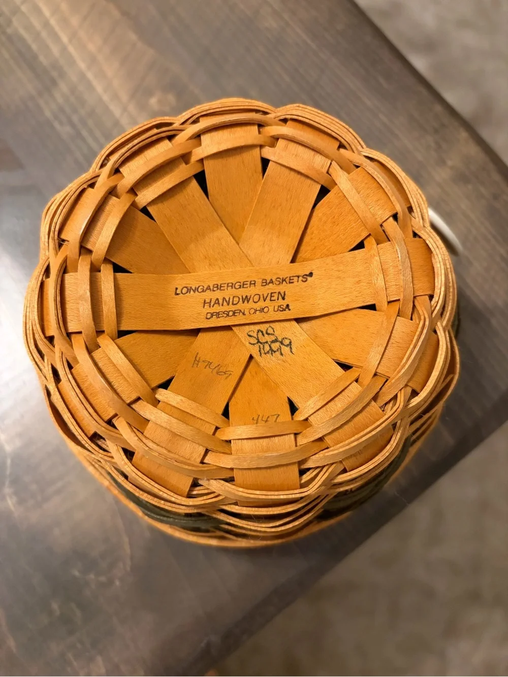 Longaberger peppermint “tree